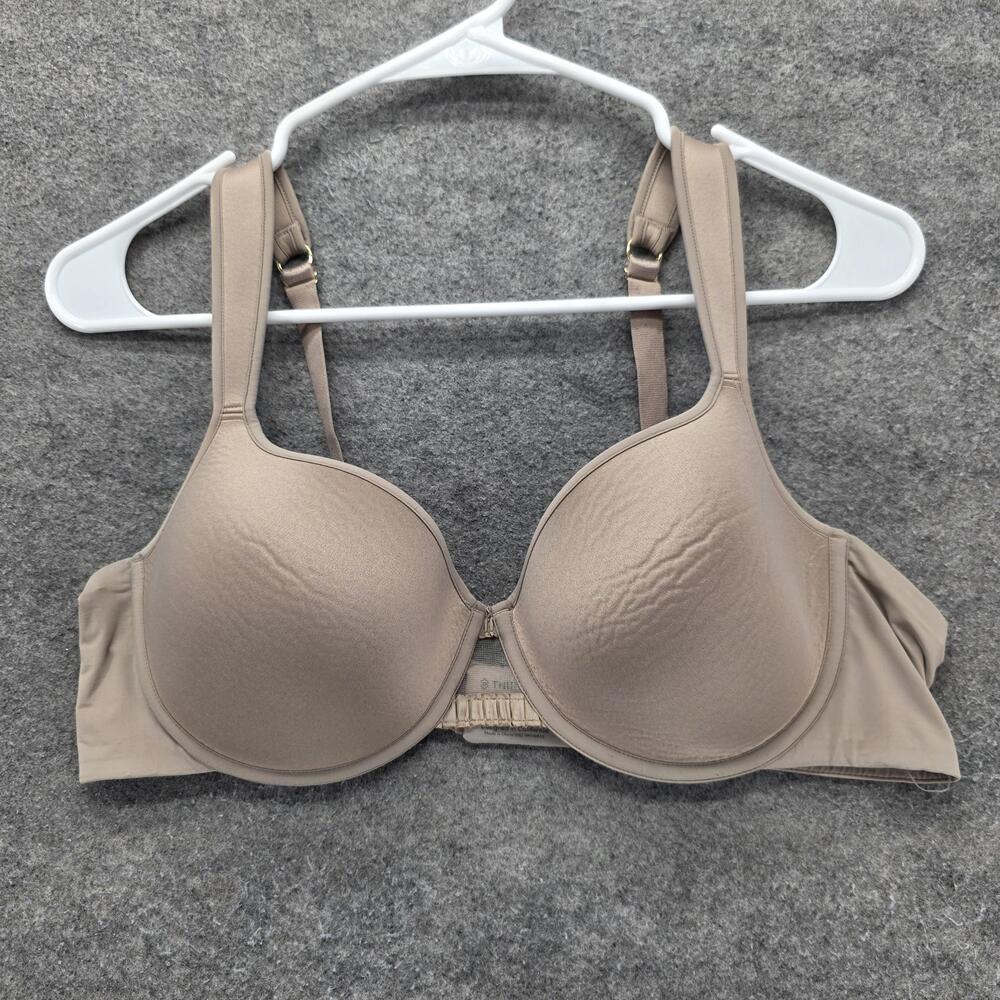 ThirdLove Bra Womens 38C Beige T-Shirt Underwire Molded Lightly Lined Seamless